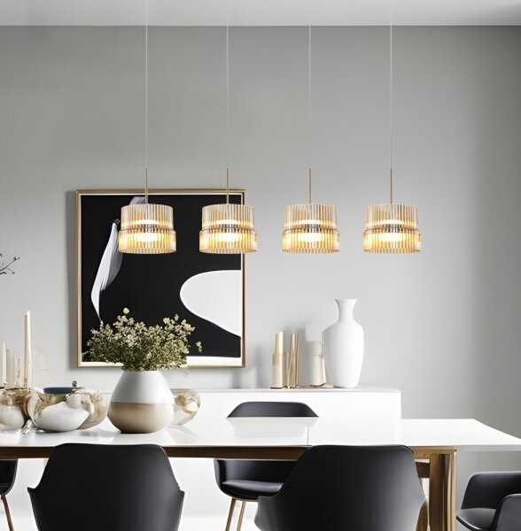 LED Lustr na lanku LUXE LED/46W/230V mosaz