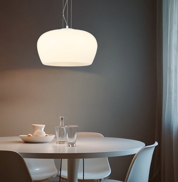 LED Lustr na lanku NADIA LED/20W/230V bílá