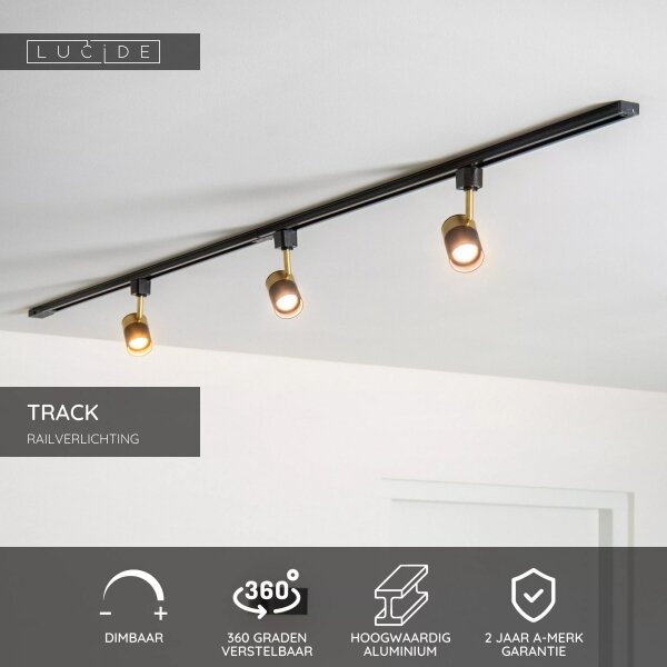 Lucide 09952/01/30-Bodové svítidlo do lištového systému TRACK 1xG10/M16/50W/230V