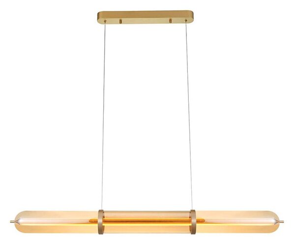 LED Lustr na lanku ELIANA LED/34W/230V zlatá