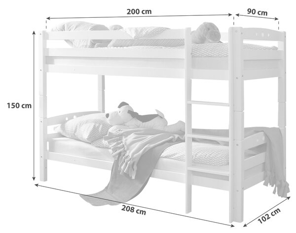 PALANDA 90/200 cm MID.YOU - Palandy, Online Only