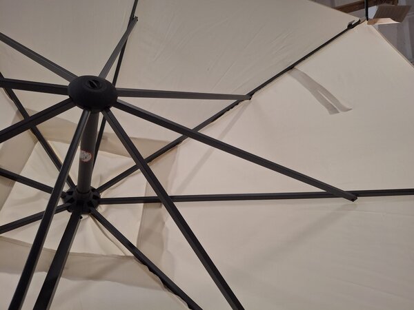 DERBY DX 280 x 280 cm – zahradní slunečník s boční nohou - Zboží s drobnou vadou (S332)