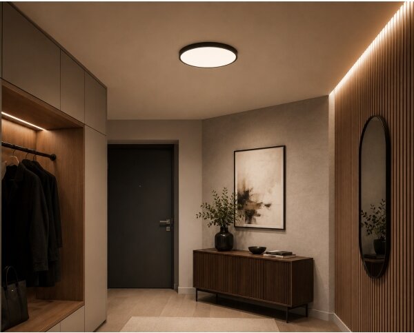 BRILAGI-LED Koupelnové stropní svítidlo ZENNA LED/18W/230V pr. 29,5 cm IP44 ant