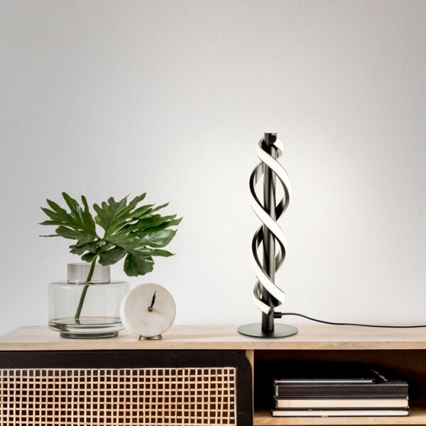 Brilliant G94538/06 Stolní lampa AMALIE LED černá