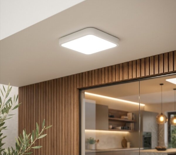 BRILAGI -LED Koupelnové strop. sv. ZENNA LED/18W/230V 28,5x28,5 cm IP44 bílá
