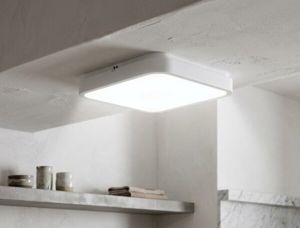BRILAGI - LED Koupelnové strop. sv. ZENNA LED/24W/230V 34,5x34,5 cm IP44 bílá