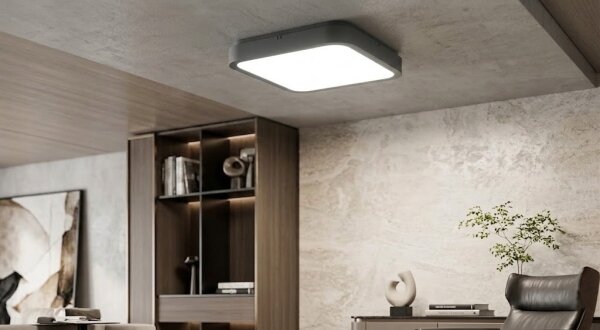 BRILAGI-LED Koupel. strop. sv. se senz. ZENNA LED/18W/230V 28,5x28,5 cm IP44 ant