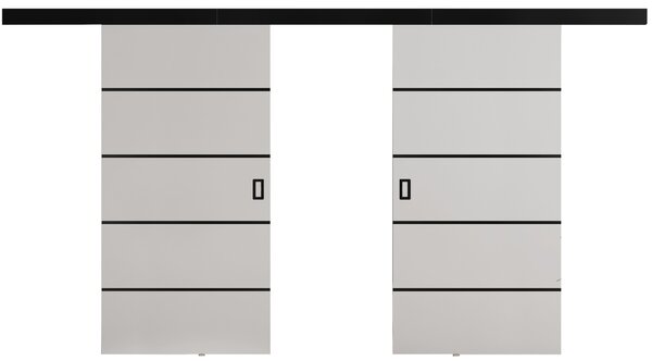 Posuvné dveře s krycí lištou WERDI DUO PLUS 212 bílý