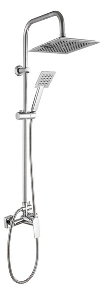 Invena Invena, DESZCZOWNIA Z BATERIE NATRYSKOWĄ STELONA, CHROM, INV-AU-34-B01-Q