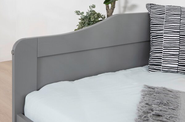 VÝSUVNÁ POSTEL, 90/200 cm, světle šedá MID.YOU - Online Only dětské postele, Online Only