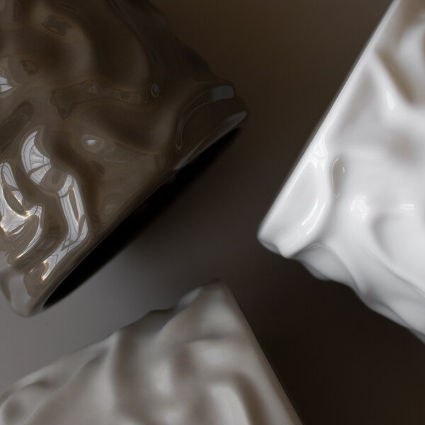 DBKD Květináč Swoon Small - Shiny White DK303