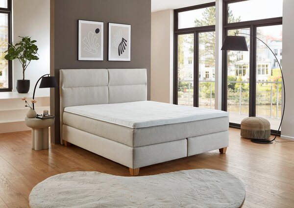 POSTEL BOXSPRING, 180/200 cm, béžová Beldomo - Sleep - Manželské postele