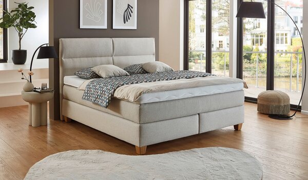 POSTEL BOXSPRING, 180/200 cm, béžová Beldomo - Sleep - Manželské postele