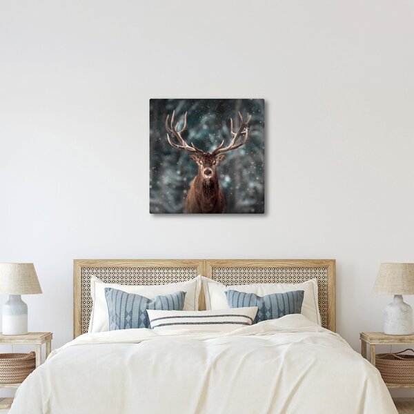 Obraz - Majestátnost jelena (30x30 cm)