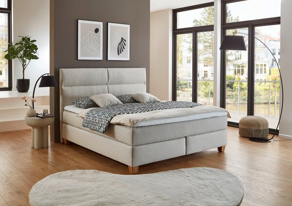 POSTEL BOXSPRING, 180/200 cm, béžová Beldomo - Sleep - Manželské postele
