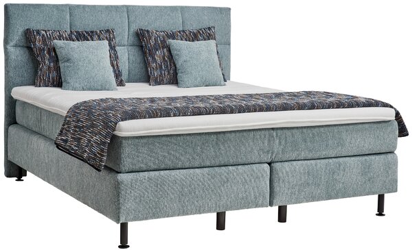POSTEL BOXSPRING, 180/200 cm, světle modrá Beldomo - Sleep - Manželské postele