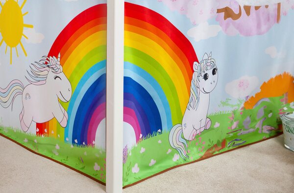 VYSOKÁ POSTEL, 90/200 cm, bílá MID.YOU - Vyvýšené postele, Online Only