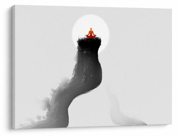 Obraz - Meditace na vrcholu (70x50 cm)