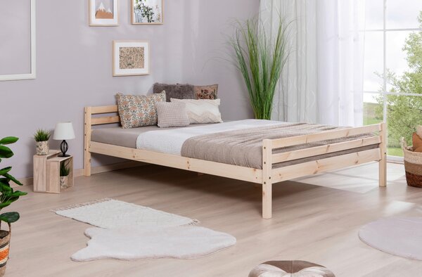 POSTEL, 140/200 cm barvy borovice MID.YOU - Jednolůžkové postele, Online Only