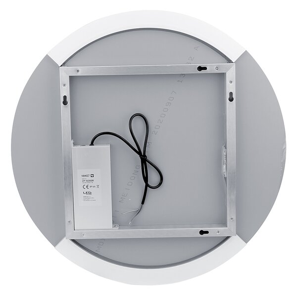 Nimco Kulaté LED zrcadlo 13W, ø 60 cm se dvěma dotykovými senzory