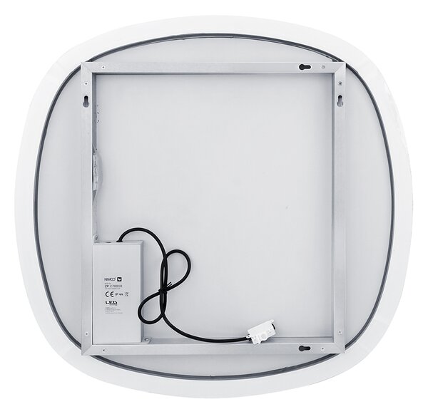 Nimco Oválné LED zrcadlo 28W, ø 70 cm