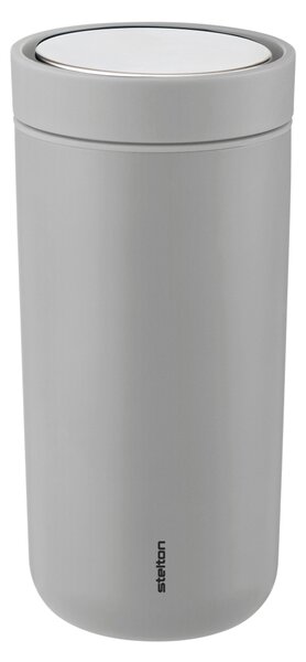 Termohrnek To Go Mat Light Grey 0,4 l Stelton