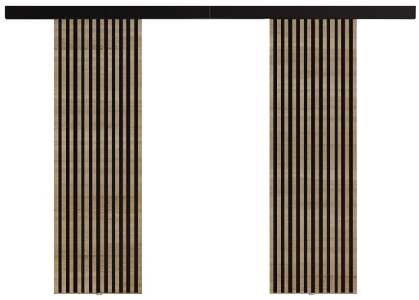 Posuvné dveře s krycí lištou BELMO DUO 132 dub sonoma