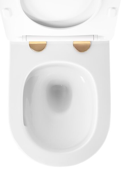 Závěsná WC mísa Rea Carlo Mini Tornado NFQ GOLD EDGE