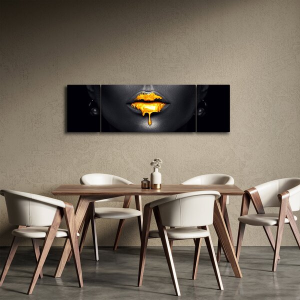 Obraz - Rty ženy (170x50 cm)