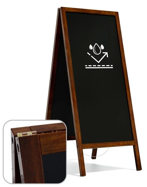 Allboards, Reklamní áčko s křídovou tabulí Allboards Reklamní áčko s křídovou tabulí 150x61cm - voděodolnécm - voděodolné,PK126WR