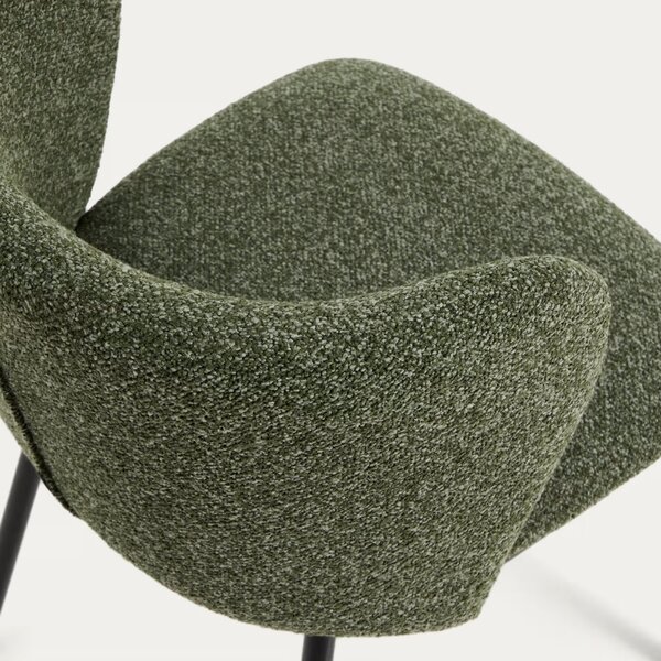 Kave Home Zelená barová židle Ciselia 65 cm