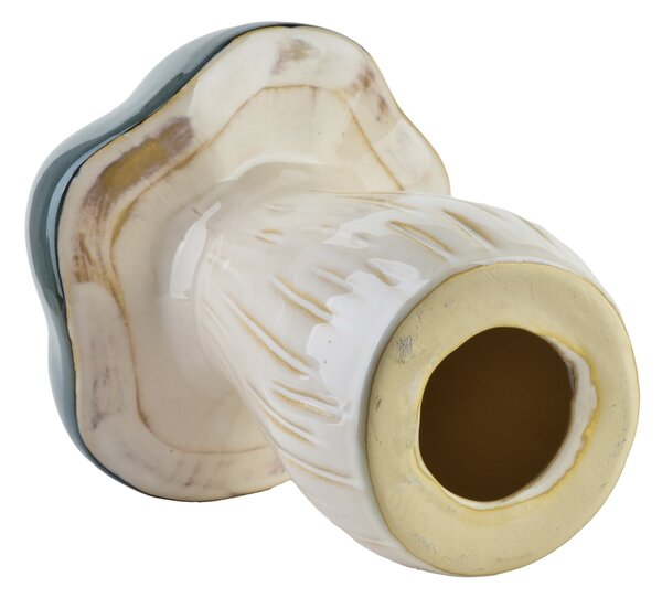 Mondex Keramická figurka houby MAVE 16x22 cm zelená