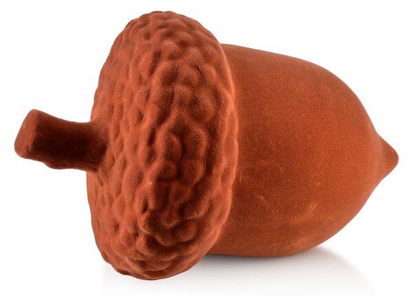 Mondex Keramická figurka žaludu MAVE 24x16 cm oranžová