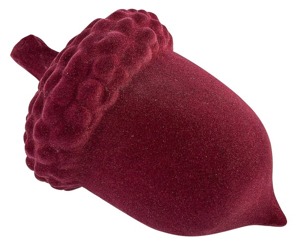 Mondex Keramická figurka žaludu MAVE 29x18 cm bordó