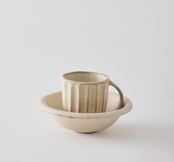 Tell Me More Kameninová miska Elba Sand - 18 cm TMM189