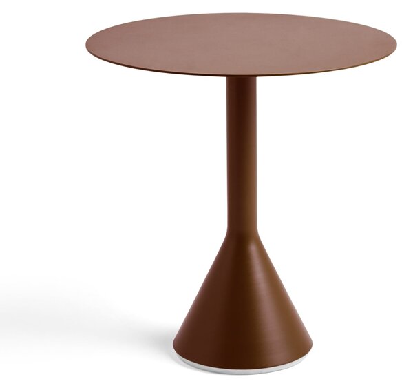 Venkovní stůl Palissade Cone Iron Red Ø 70 cm