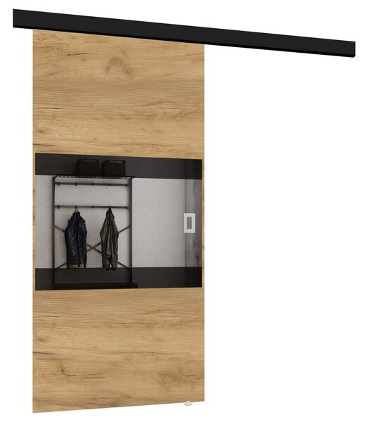 Posuvné dveře s krycí lištou LUMBA 60 grafitový