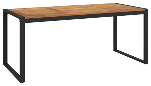 Zahradní stůl s nohami ve tvaru U 180x90x75 cm masivní akácie 319517