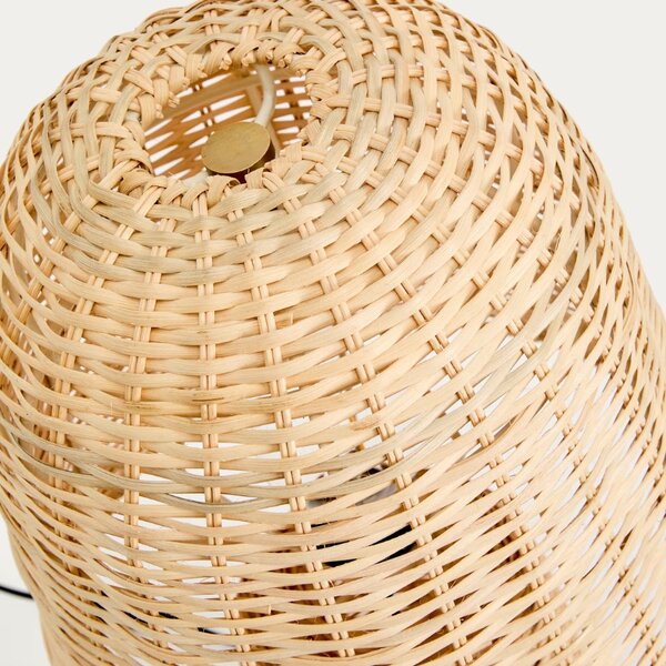 Kave Home Ratanová stolní lampa Neuda