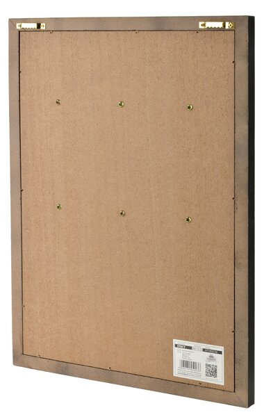 Mondex Skříňka na klíče STACY 40x30 cm černá/hnědá