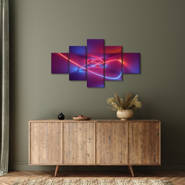 Obraz moderní abstrakce (125x70 cm)