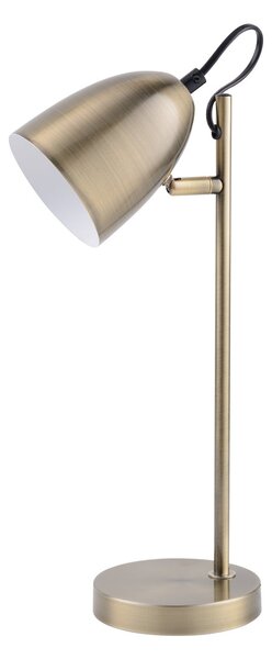 Stolní lampa Halo Design, YEP, Bronzová / starobylá mosaz, Obývací pokoj, Kov, Design