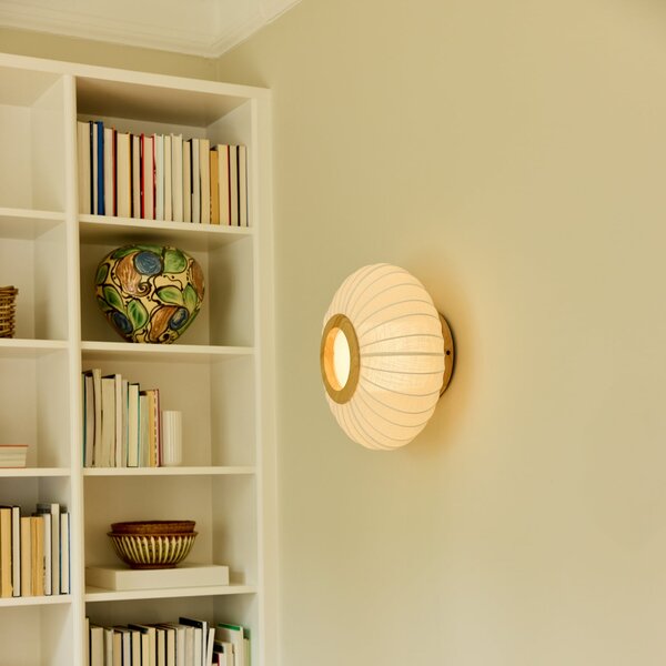 Stropní Lampa Halo Design, BALLON, stmívatelné, Béžová, Obývací pokoj, Tkanina / Textil, Design