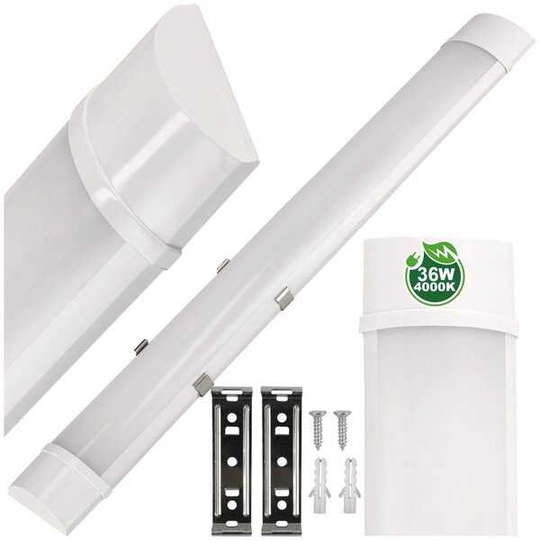 4x LED panelová lampa 120cm 40W BERGE