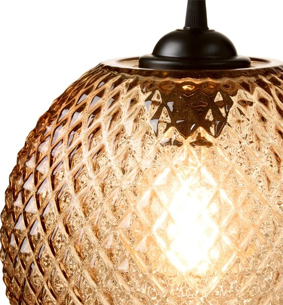 Závěsná svítidlo Halo Design, NOBB, stmívatelné, Béžová, Obývací pokoj, Sklo, Design