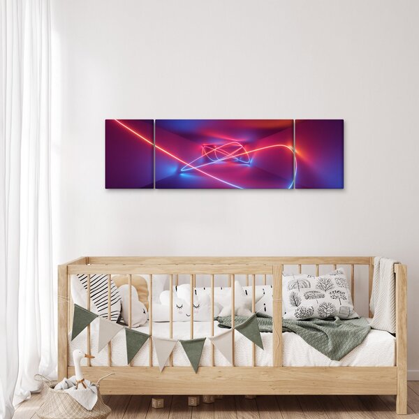Obraz moderní abstrakce (170x50 cm)