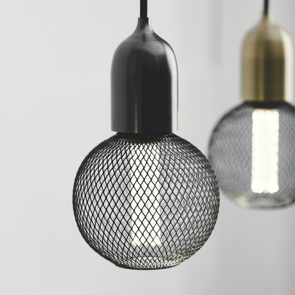 Závěsná svítidlo Halo Design, CLASSIC, stmívatelné, Šedá, Hliník, Design