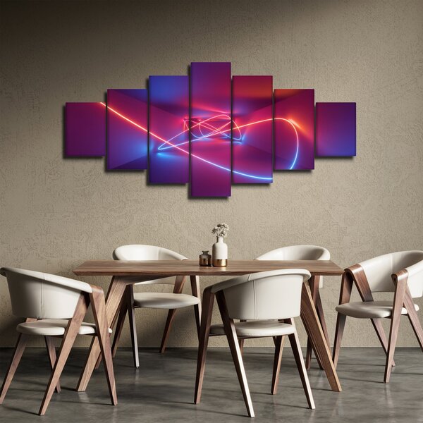 Obraz moderní abstrakce (210x100 cm)