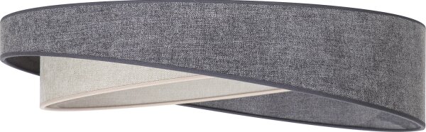 BRILAGI- LED Stropní svítidlo VELVET TWIST LED/24W/230V 4000K pr. 55 cm šedá/kr