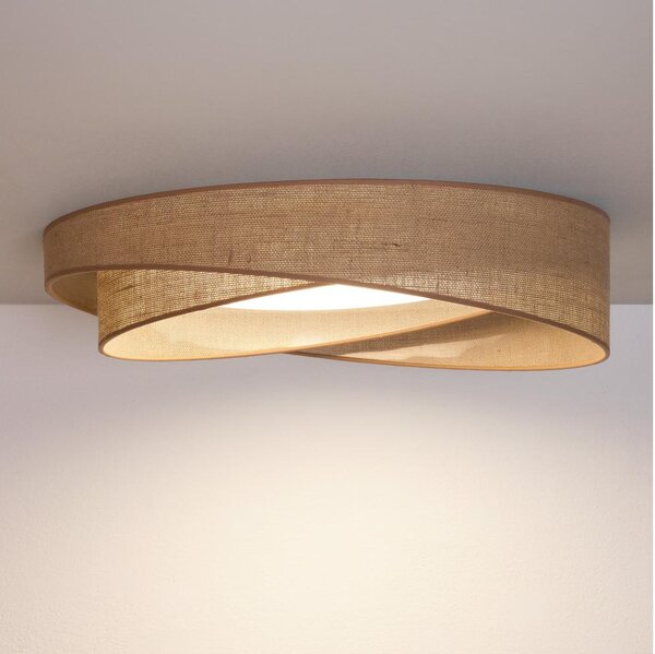BRILAGI - LED Stropní svítidlo VELVET TWIST LED/24W/230V 4000K pr. 55 cm béžová